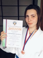 Рукопашница из «Юпитера» Анастасия Смотрова завоевала «бронзу» Первенства России