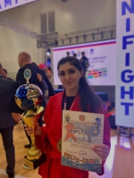 Воспитанница «Юпитера» Арина Казарян – бронзовая призерка Чемпионата мира по универсальному бою в дисциплине «Классика»